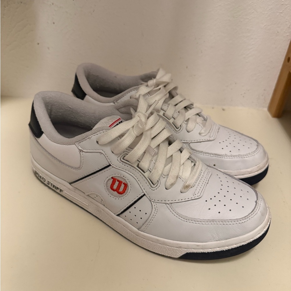 Wilson White and Black Men's Sneakers Size 9.5